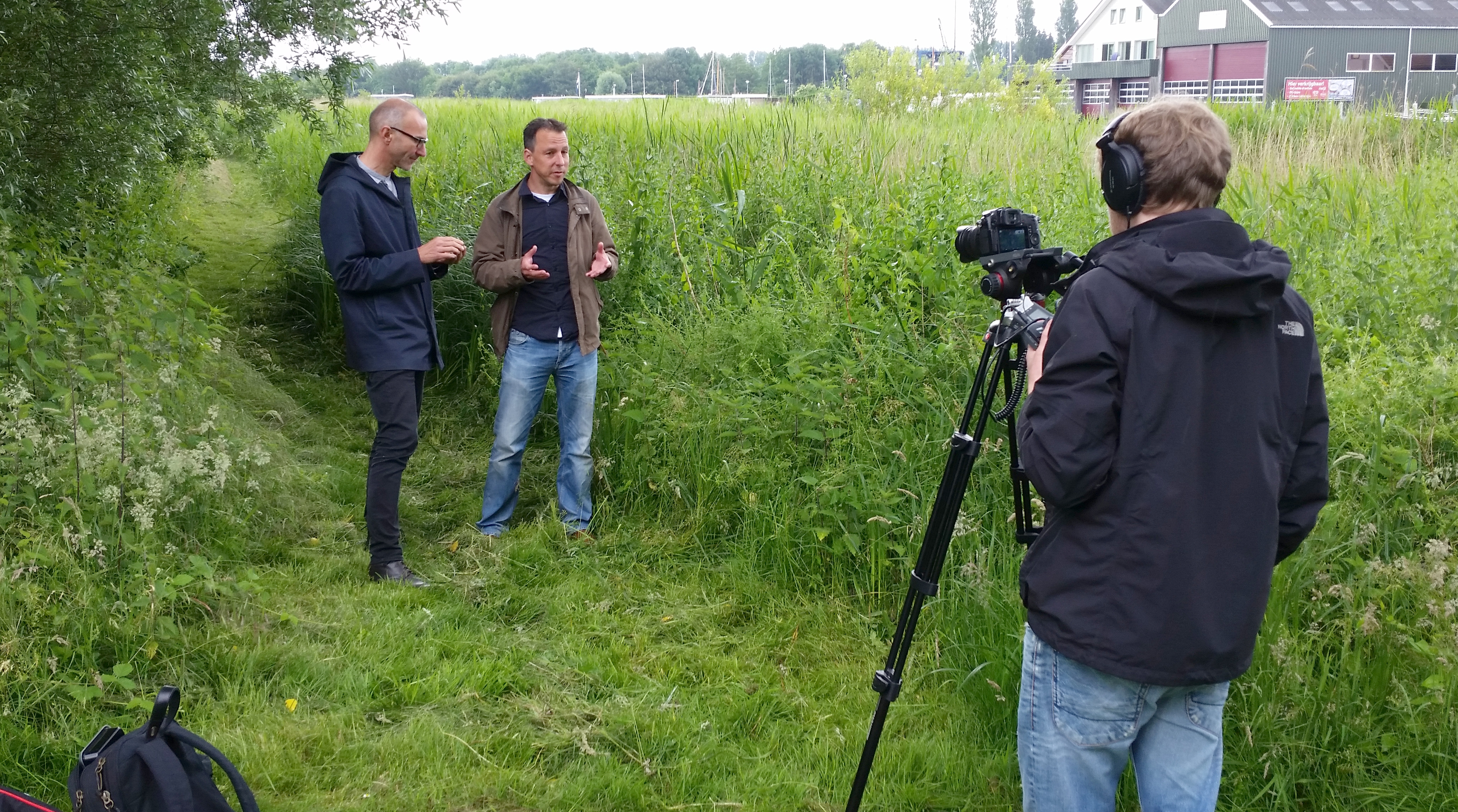 We shot part of our MOOC Evolution Today in the field - where biologists feel most at home!