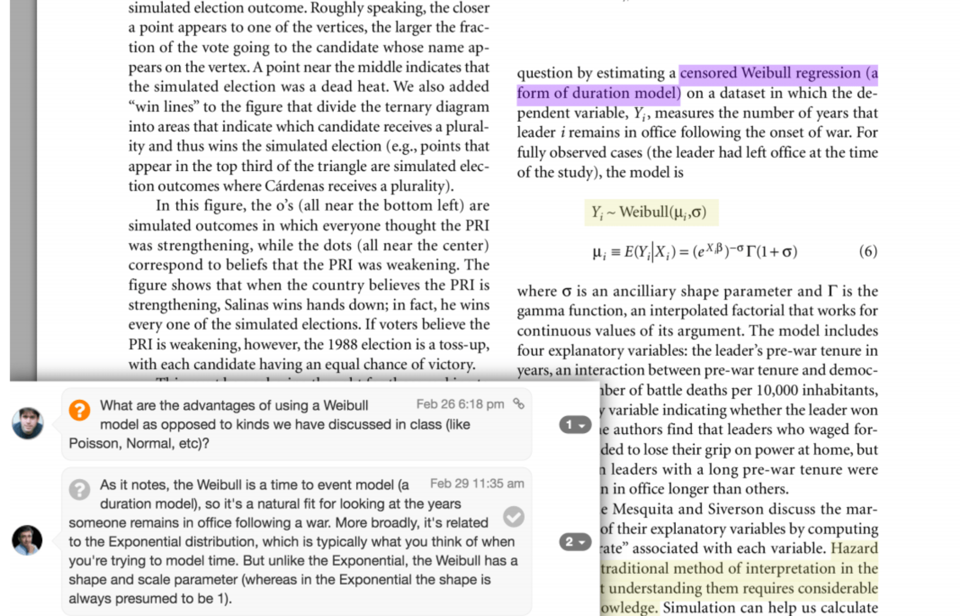 Perusal Example Facilitating Discussions for Effective Online Learning - LLInC